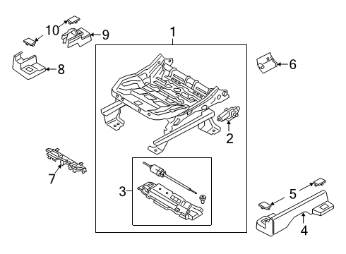 2020 Ford Escape Tracks & Components Diagram 2
