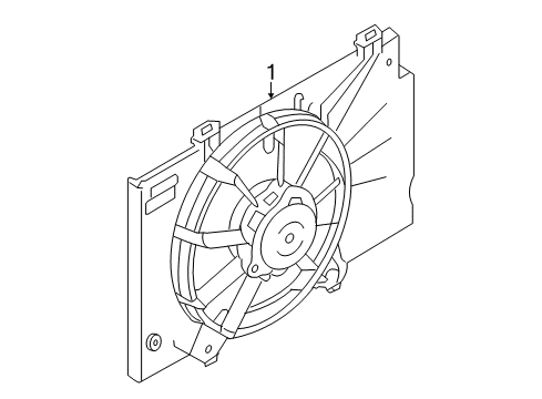 2020 Ford EcoSport Cooling System, Radiator, Water Pump, Cooling Fan Diagram 2