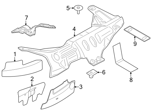 2023 Ford F-150 SHIELD Diagram for ML3Z-6775-L