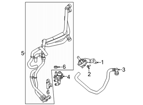 2022 Ford F-150 Heater Core & Control Valve Diagram 8