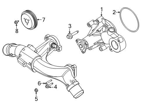 2021 Ford Mustang Water Pump Diagram 3