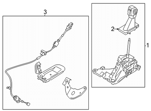 2022 Ford Bronco HANDLE ASY Diagram for MB3Z-7213-AA