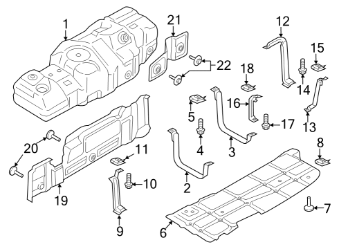 2023 Ford F-350 Super Duty Fuel System Components Diagram 4
