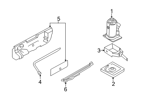 2020 Ford Transit 250 Jack & Components Diagram 3