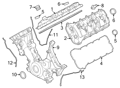 2023 Ford F-150 Valve & Timing Covers Diagram 4