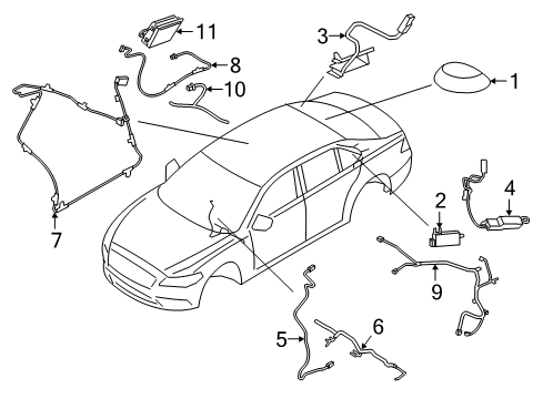 2020 Lincoln Continental Navigation System Diagram 1