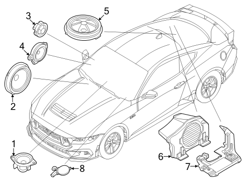2024 Ford Mustang Sound System Diagram 2