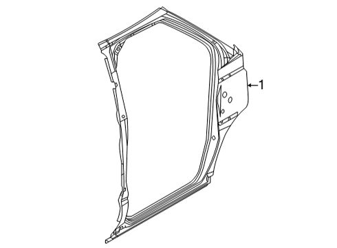 2022 Ford E-350/E-350 Super Duty Aperture Panel Diagram