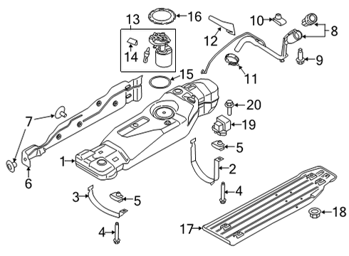 2021 Ford F-150 Fuel System Components Diagram 4