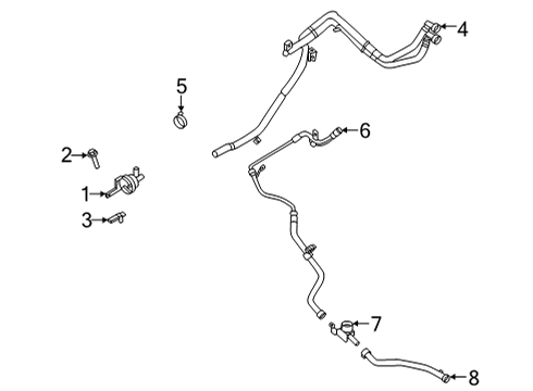 2021 Ford F-150 Heater Core & Control Valve Diagram 5