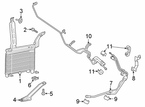 2020 Ford Mustang Trans Oil Cooler Diagram 4