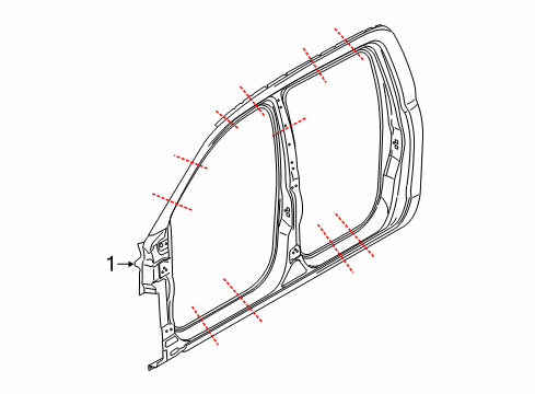 2022 Ford Ranger Aperture Panel Diagram 1