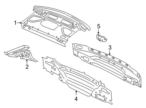 2020 Lincoln Continental Rear Body Diagram