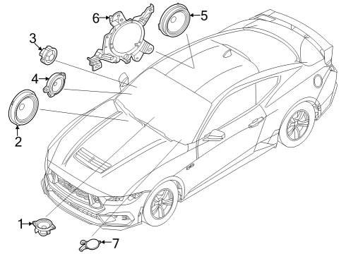 2024 Ford Mustang Sound System Diagram 4