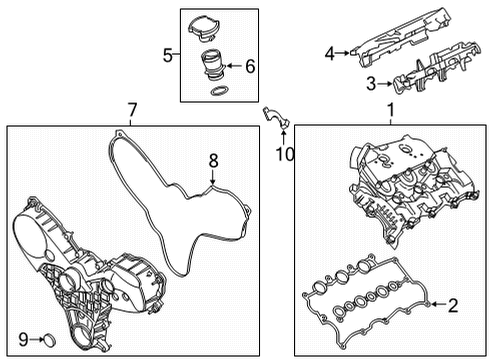 2021 Ford F-150 Valve & Timing Covers Diagram 3