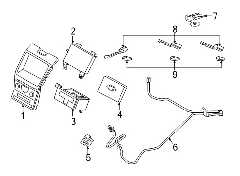 2022 Ford Edge Sound System Diagram 1