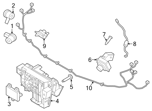 2022 Ford Expedition Automatic Temperature Controls Diagram 1
