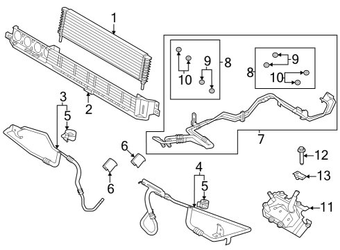 2023 Ford F-150 Trans Oil Cooler Diagram 7