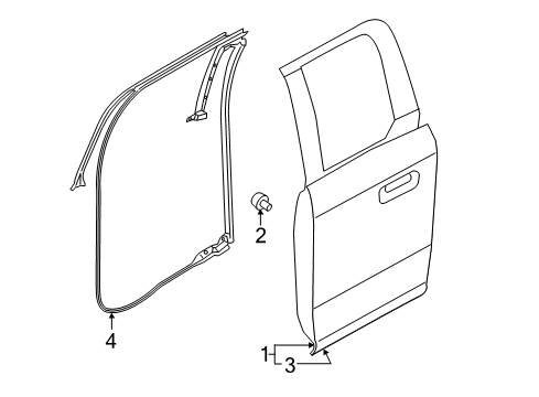 2020 Ford F-150 Rear Door Diagram 3