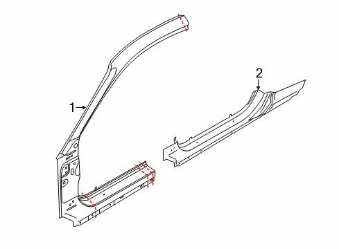 2021 Ford Mustang Aperture Panel Diagram 2
