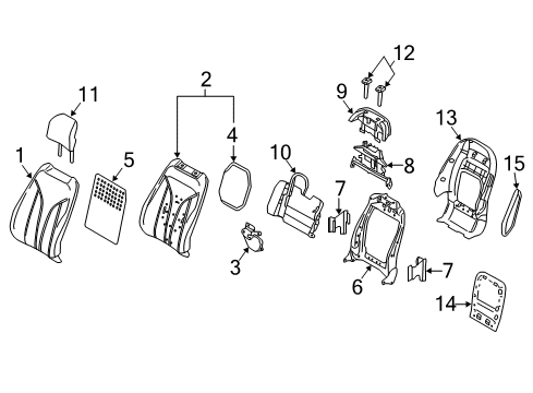 ADJUSTER Diagram for FU5Z-9665500-E