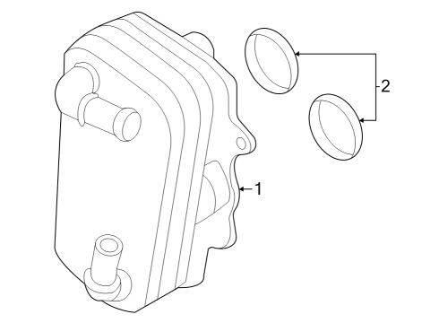 2023 Ford F-250 Super Duty Oil Cooler Diagram 2