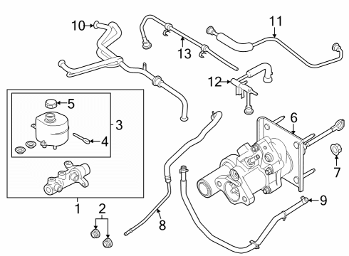 2024 Ford F-350 Super Duty Dash Panel Components Diagram 5