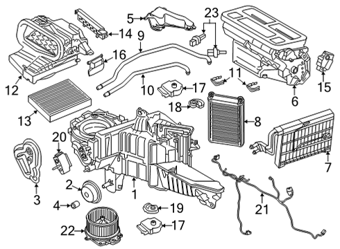 2023 Ford F-150 Automatic Temperature Controls Diagram 2