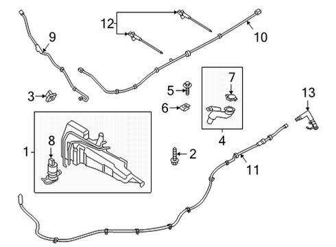 2023 Ford Bronco Sport ARM ASY - WIPER Diagram for M1PZ-17526-C