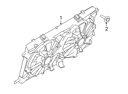 2020 Ford F-150 Cooling System, Radiator, Water Pump, Cooling Fan Diagram 6