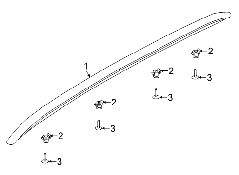 2022 Lincoln Nautilus Roof Rack Diagram