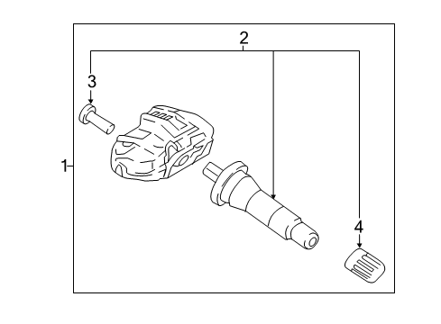 2021 Ford EcoSport Tire Pressure Monitoring Diagram