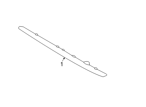 2022 Lincoln Nautilus High Mount Lamps Diagram