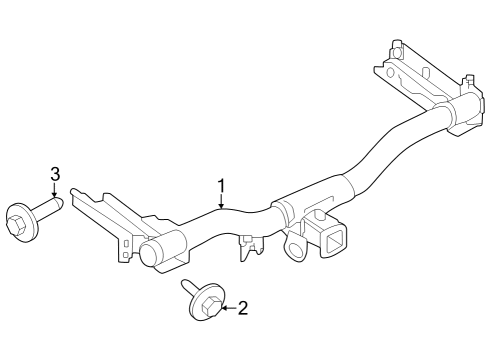 2020 Lincoln Nautilus Trailer Hitch Components Diagram