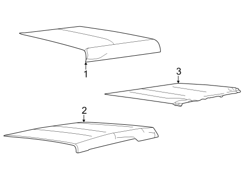 2023 Ford Bronco Removable Soft Top Diagram 1
