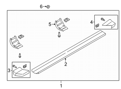 2023 Ford F-150 Running Board Diagram 6