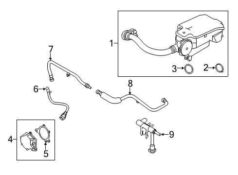 2020 Ford F-350 Super Duty Emission Components Diagram 5