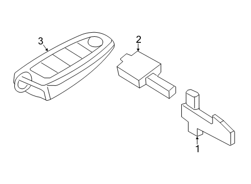 2020 Ford Escape Keyless Entry Components Diagram