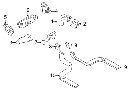 2020 Ford EcoSport Ducts Diagram