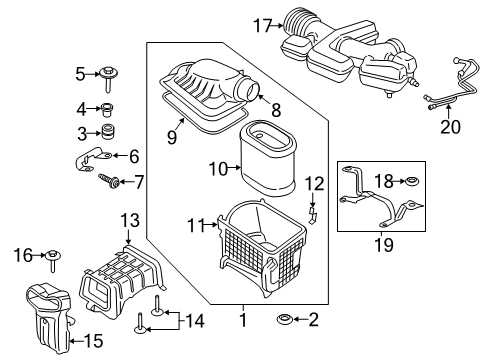 1984 Mercury Capri Vacuum Supply Manifold Diagram for HC3Z-9C490-L