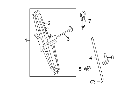 2022 Ford Transit Connect Jack & Components Diagram 4