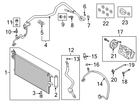 2021 Ford Transit Connect Switches & Sensors Diagram 1