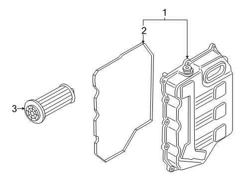 2020 Ford Escape Automatic Transmission Diagram 1