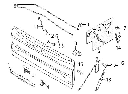 1984 Mercury Capri CAMERA - PARKING Diagram for HC3Z-19G490-Z