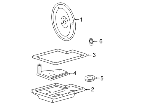 2023 Ford F-150 Transmission Components Diagram 1