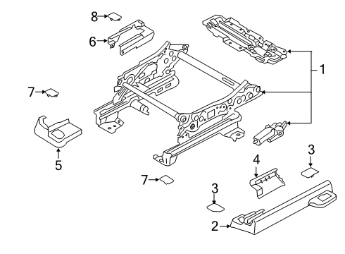 2021 Lincoln Corsair Power Seats Diagram 6