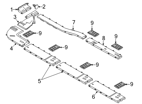 2020 Ford Transit 250 Ducts & Louver Diagram 5