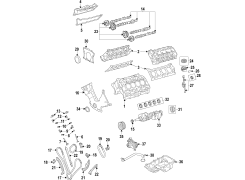 Bearing - Connecting Rod Diagram for GR3Z-6211-C