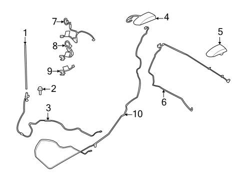 2022 Ford F-150 Lightning Antenna & Radio Diagram 2