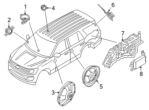 2024 Ford Expedition Sound System Diagram 1